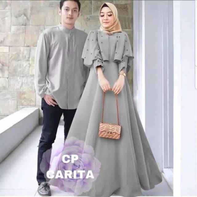 cp Carita baju pasangan cp muslim