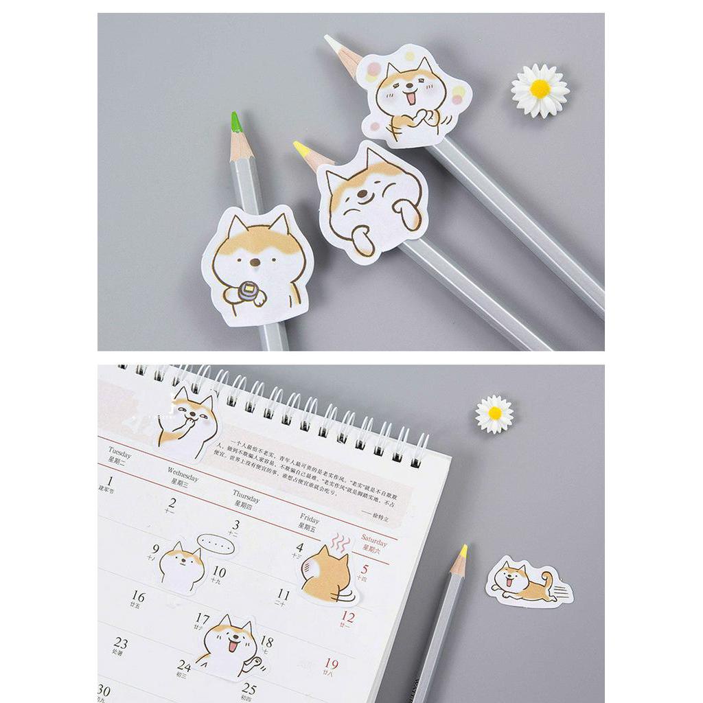 45pcs/set Stiker Motif Kartun Anjing Untuk Dekorasi Phone Case Skateboard