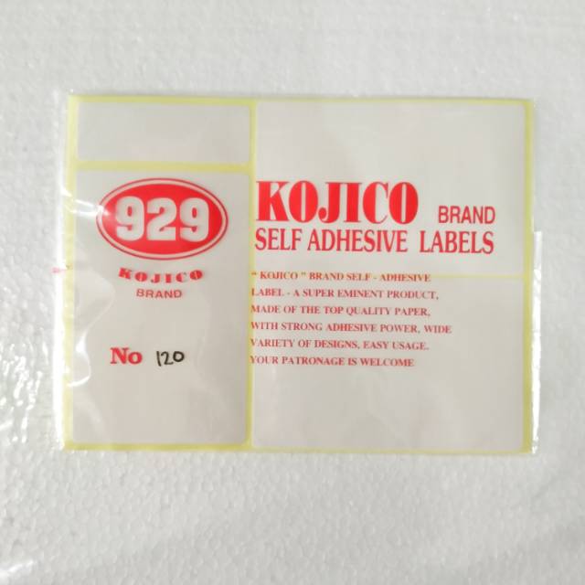 Jual Sticker Label Kojico Shopee Indonesia