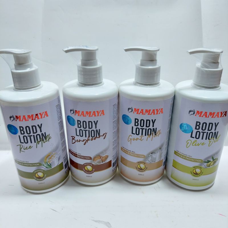 MAMAYA BODY LOTION GOAT MILK / RICE MILK / OLIVE OIL / BENGKOANG