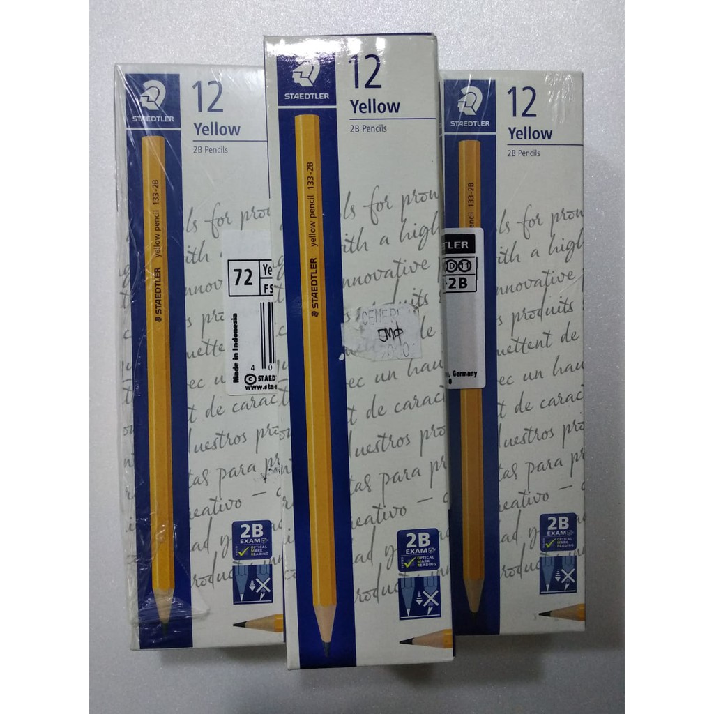 Pensil Kayu 2B Staedtler warna Kuning (Yellow)