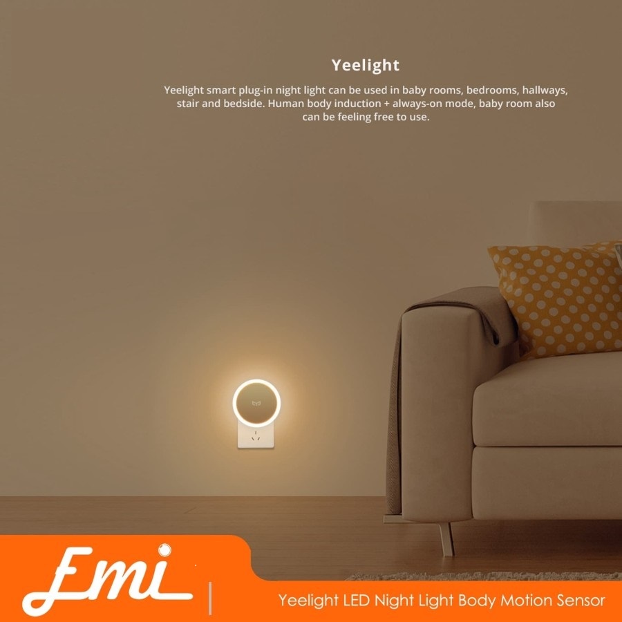 Yeelight LED Night Light Body Motion Sensor USB By EMI