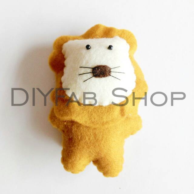 Boneka Jari Kain Flanel Seri Hewan Animal Isi 10 Rahmahandmade