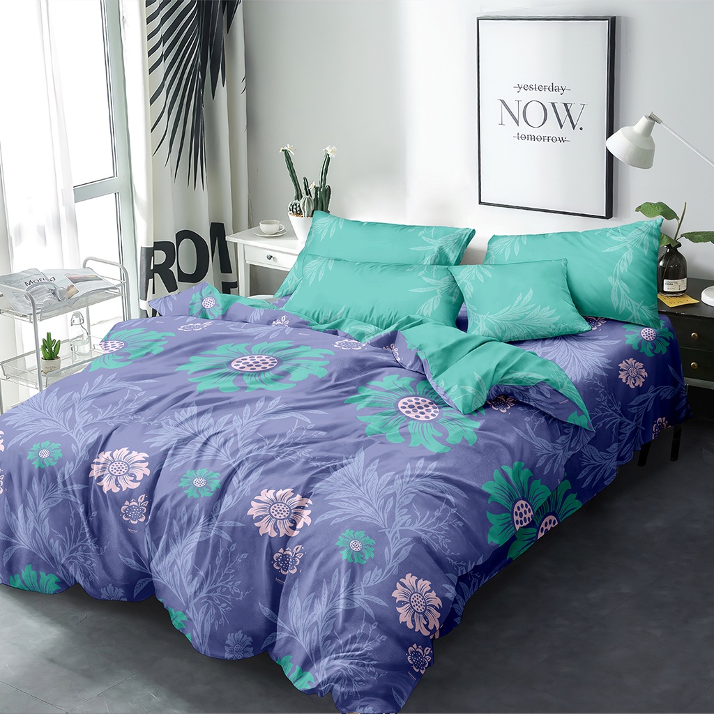 Internal - Bed Cover Set Queen 160x200 Tinggi 25 Fitted - Julian