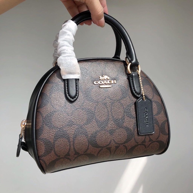 Coach Sydney Satchel In Signature Canvas (CA591)