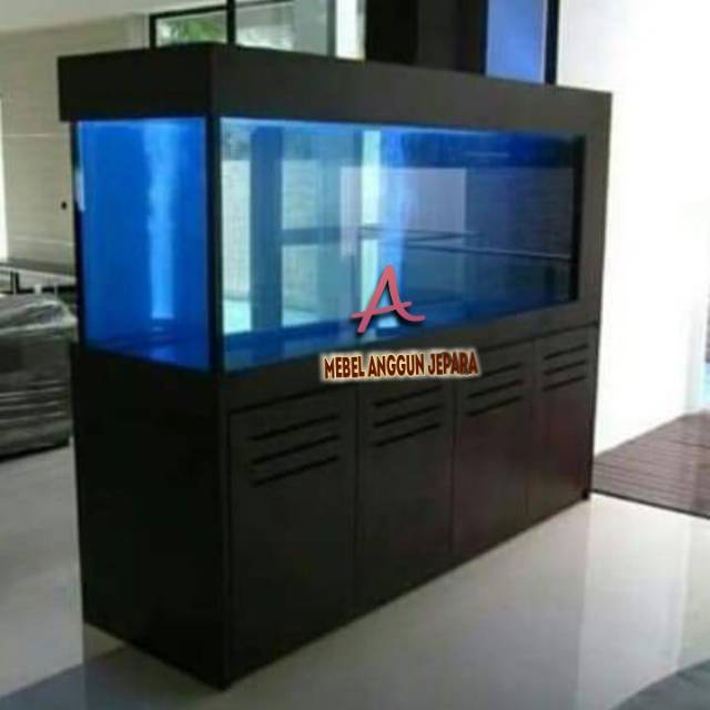 bufet aquarium tanpa kaca,mebel jepara,furniture