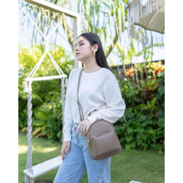 Mini Ransel Flicka Kode J 23 [ TAUPE ]