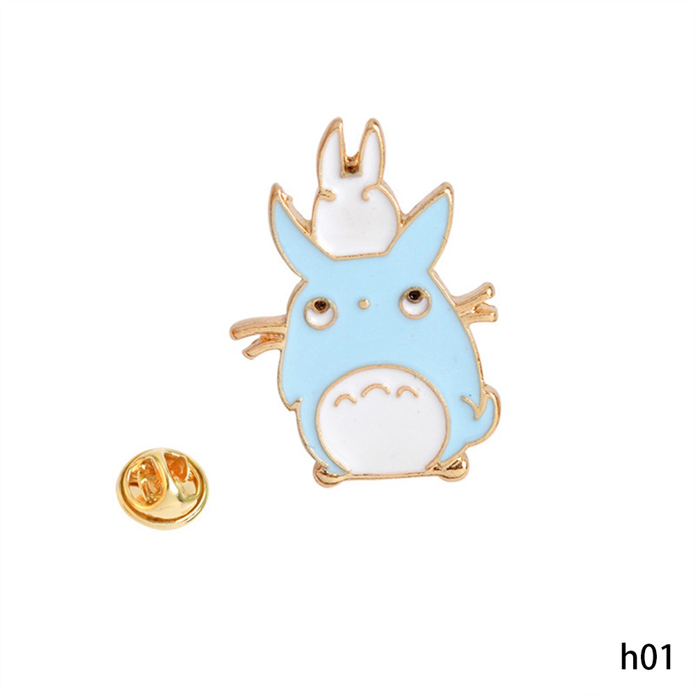 antennababy Pin Bros Bentuk Totoro Lucu Bahan Alloy-3