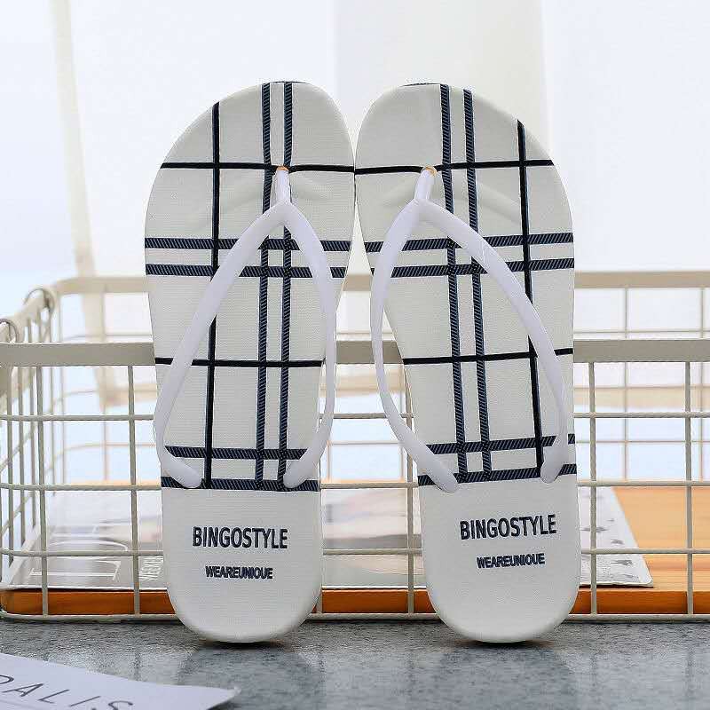 [PROMO] SANDAL JEPIT VIRAL BINGOSTYLE WARNA PUTIH UKURAN 37 / 38 CANTIK JELITA