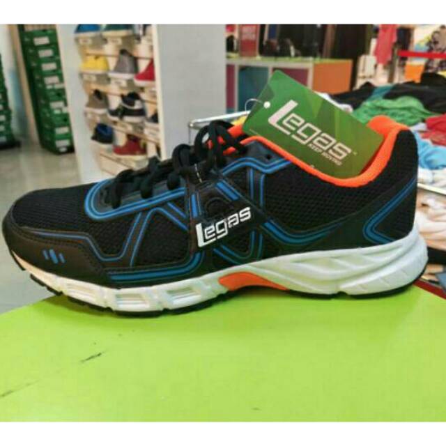 Sepatu league legas running shoes cowo strakto la M promo murah diskon