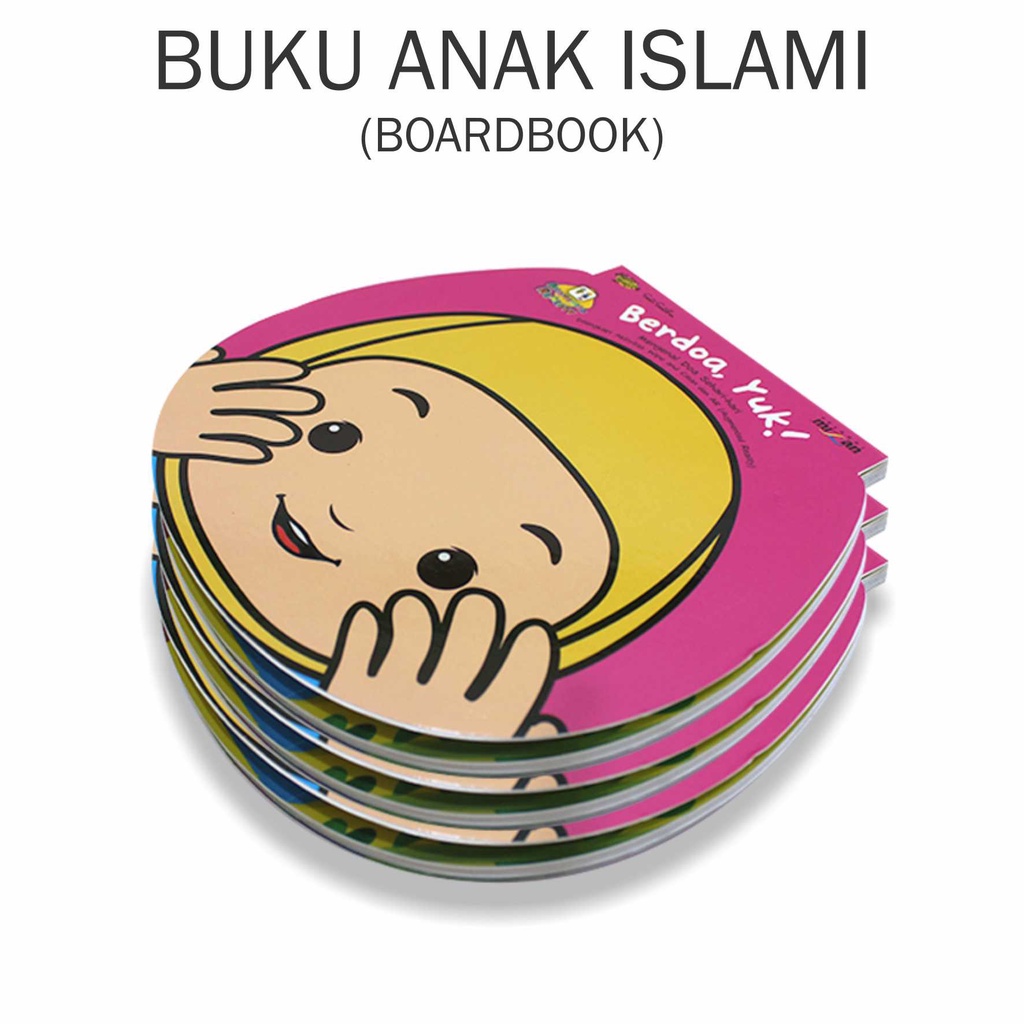 Buku Anak Islami Seri Halo Balita Hijaiyahku dan Berdoa Yuk Sali Saliha Full Color-1