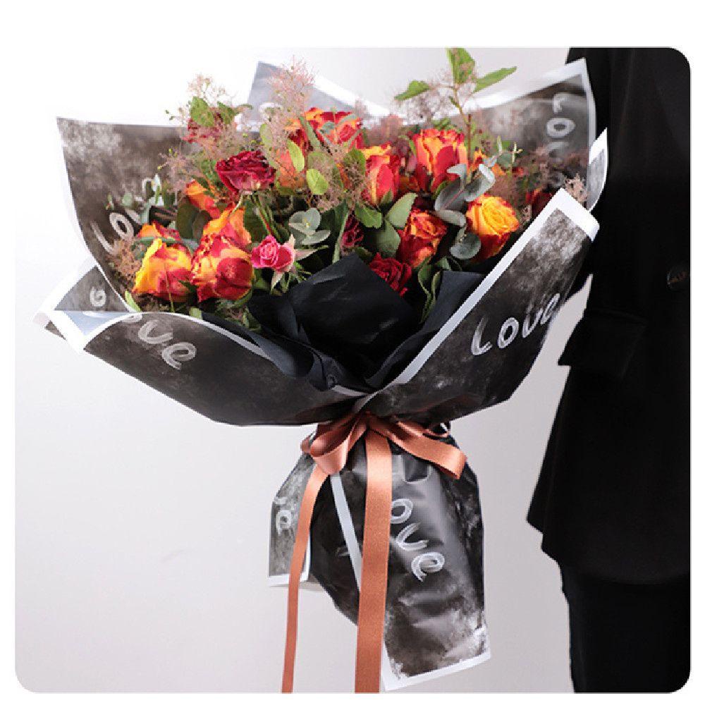 R-flower 20pcs Buket Bunga Flowers Gift Multicolor Kertas Pembungkus Kado