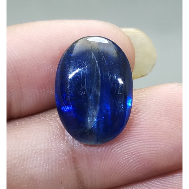 Batu Akik Bagus Royal Blue Safir Kyanite Australi Asli