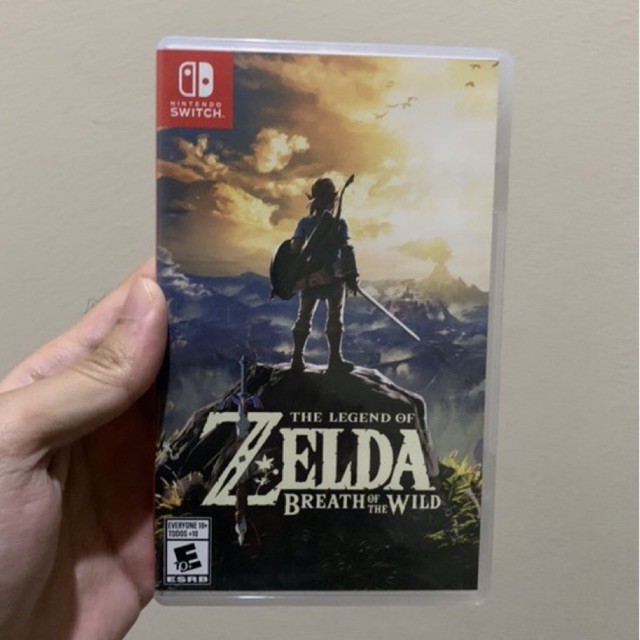 the legend of zelda botw breath of the wild USA catridge fisik kaset game nintendo switch