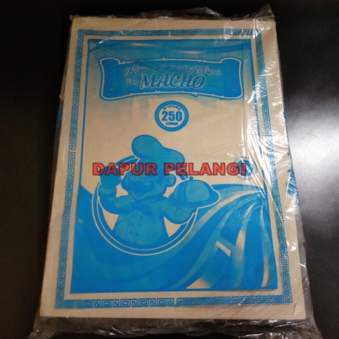 

Kertas Nasi Macho Biru 37x27 / Kertas Pembungkus Nasi isi 250Lembar
