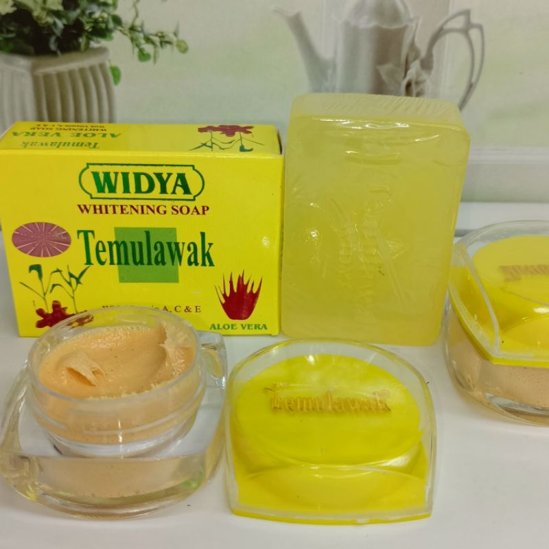 Paket Cream Temulawak Beauty Cream Siang dan Malam+Sabun Temulawak Widya