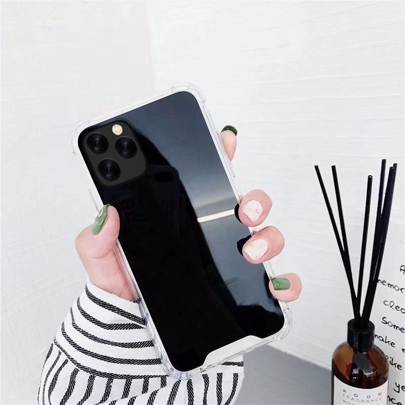 Soft case Bahan Akrilik Anti Jatuh Untuk iphone 13 Pro Max 12 11 Pro Max X XR XS Max 7 8 6 6s Plus