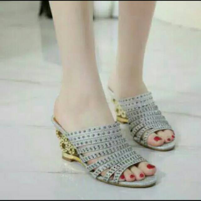 Heels pesta glitter