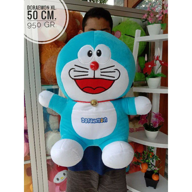 0Boneka Doraemon kualitas bagus ukuran 50cm /boneka SNI