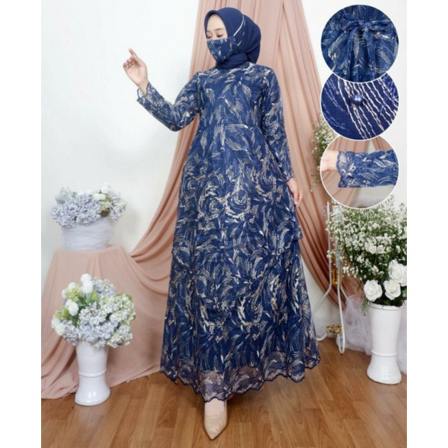 Gamis Tile Mutiara // Gamis Tile Mutiara Mekar // Kebaya Wisuda, Kebaya Modern, Gamis Wisuda Modern