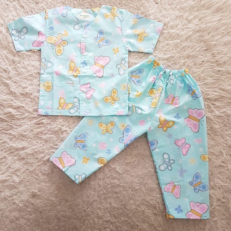 Baju Anak Piyama katun set