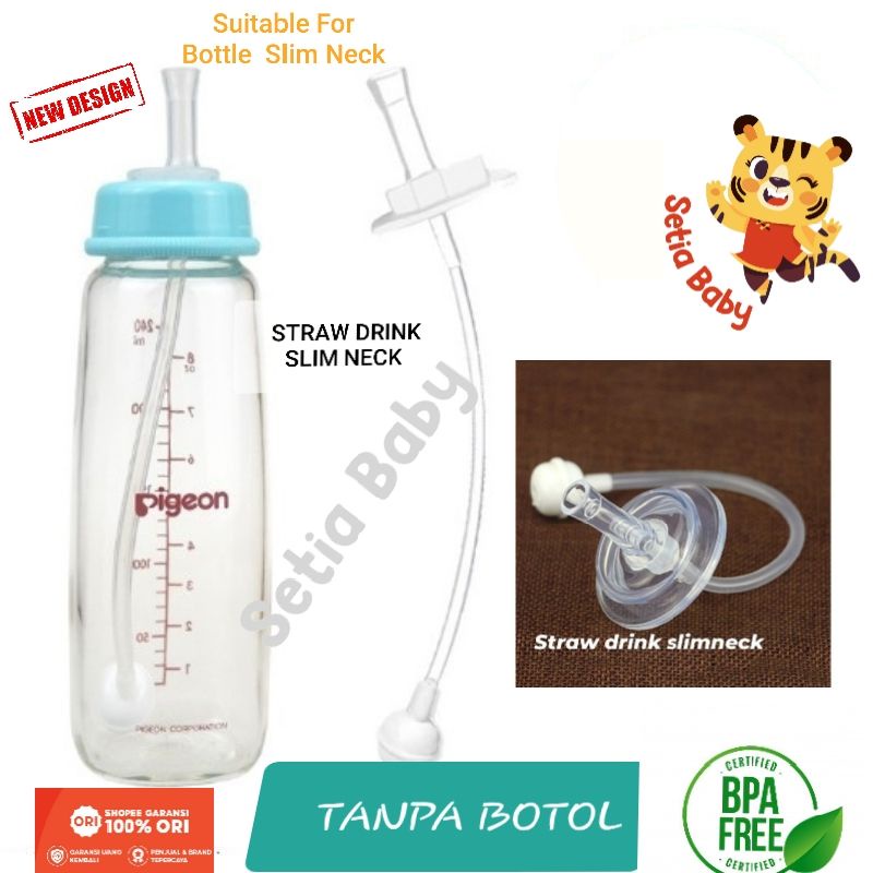 Sedotan Pengganti Dot Slim Neck/Nipple Training Pigeon Slim/Avent/Mag-Mag Slim/Huki/Cusson,Dsb.Berga