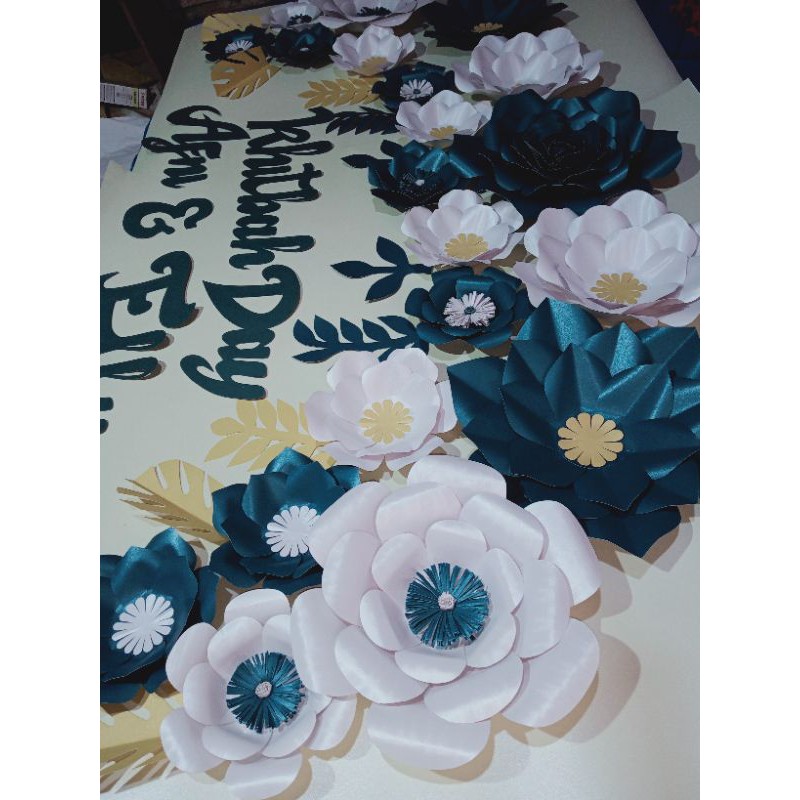 

paperflower set tulisan