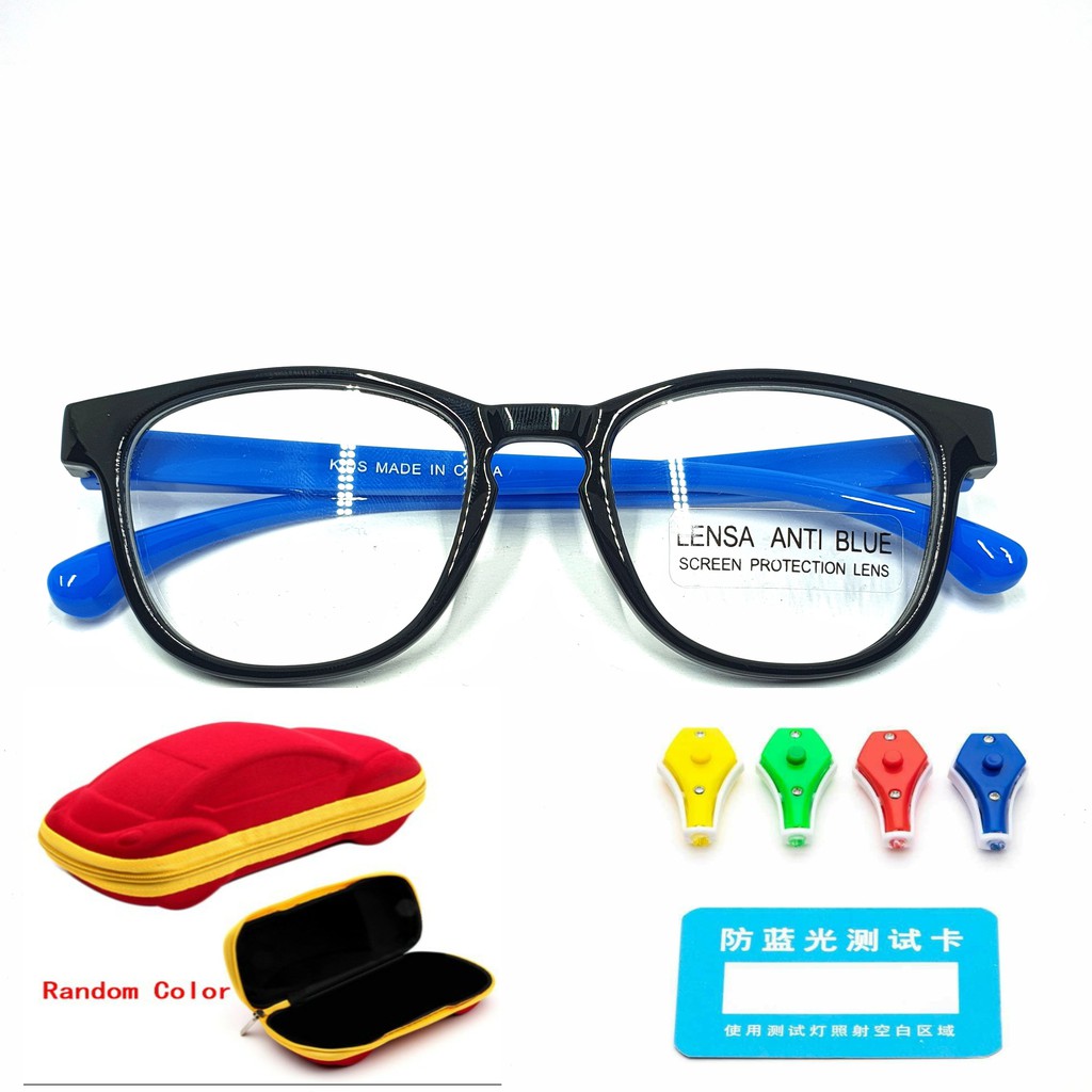 kacamata anak anti radiasi blueray komputer kt253-Full set
