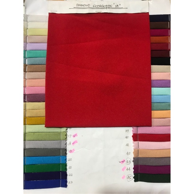 Diamond crepe ,kain diamond crepe,sifon karet