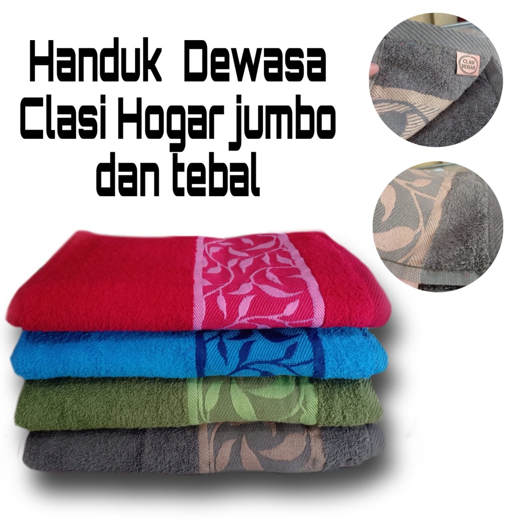HANDUK DEWASA PREMIUM TEBAL UKURAN JUMBO