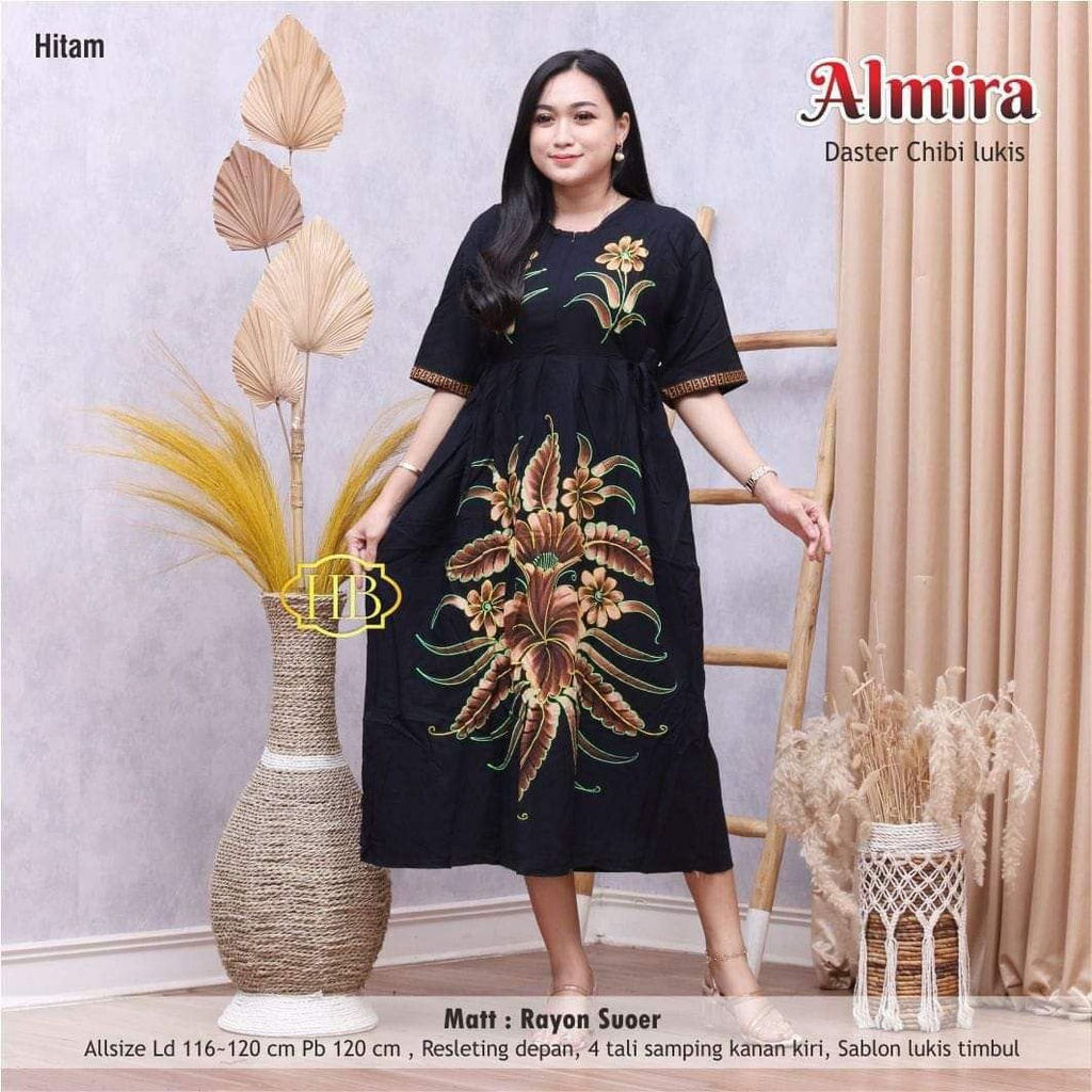 Daster Almira Chibi Lukis Busui Jumbo Murah Terbaru