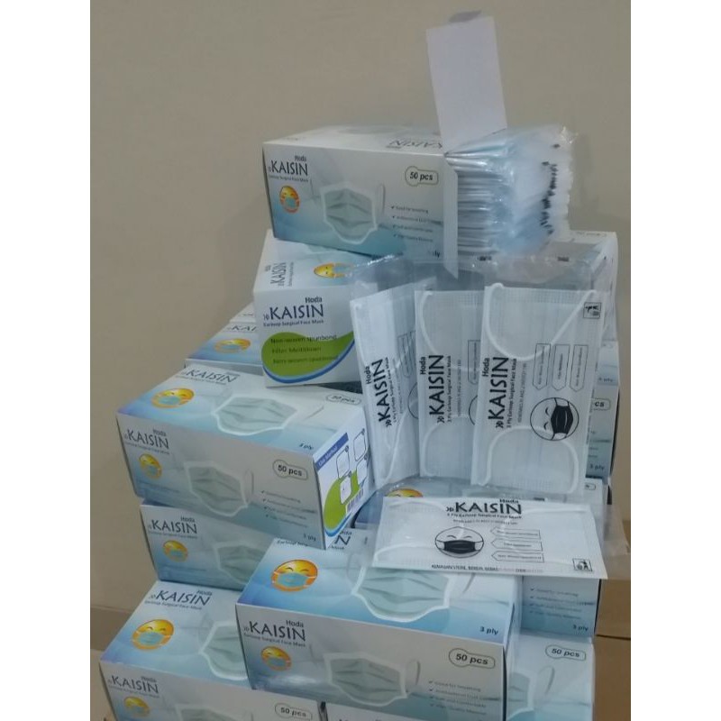 KAISIN Earloop Surgical Face Mask 3ply