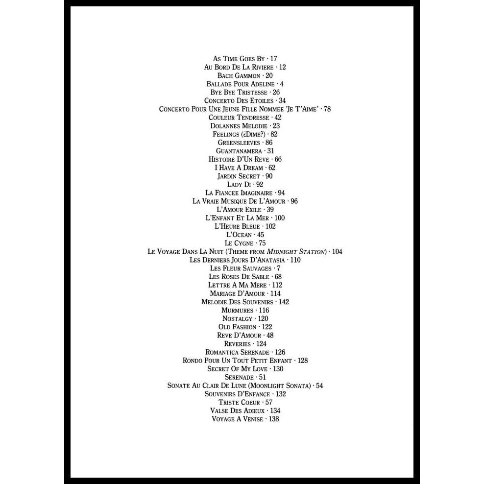 

Buku Piano Richard Clayderman Anthology