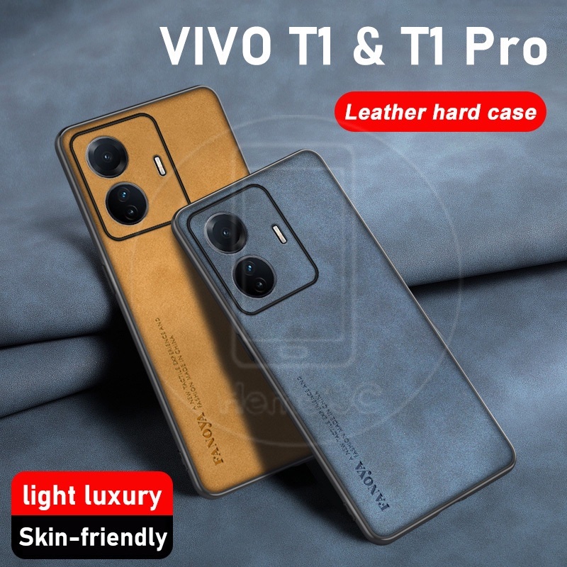 Jual Case Hp Vivo T Pro G Motif Leather Kulit Armor Mewah Silikon Casing Soft Casng Elegant