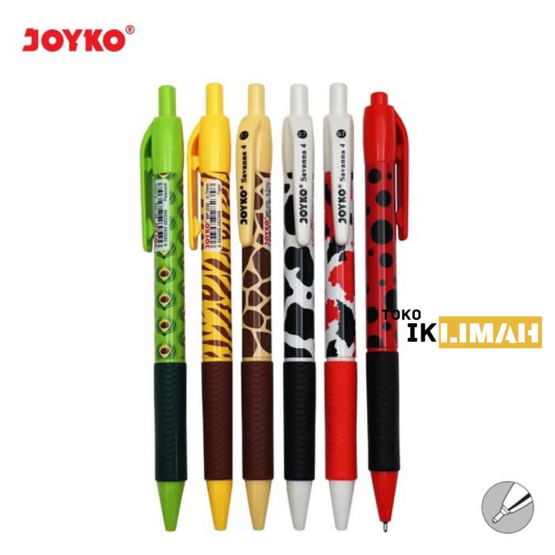 

Pulpen JOYKO Savanna 4 BP-232 0.7 mm / Ball Pen / Pena 1 Pcs