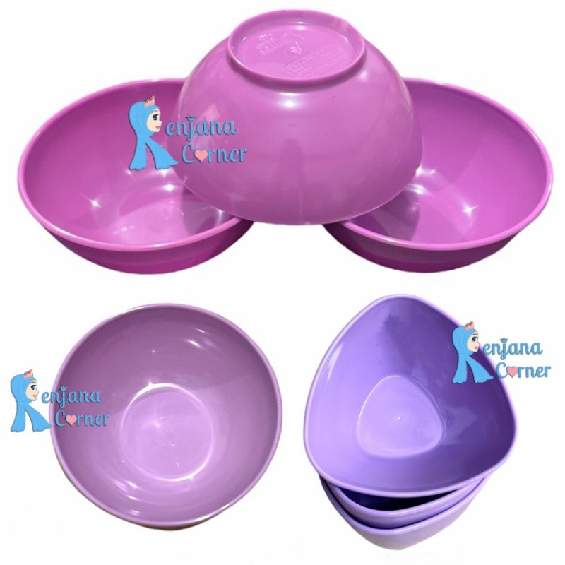 Mangkok Ungu Tua Lilac Muda Pastel Melamin / Mangkok Sayur Bubur