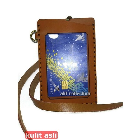 

iD card holder kulit asli - name tag kulit asli costum nama perusahaan dan photo j