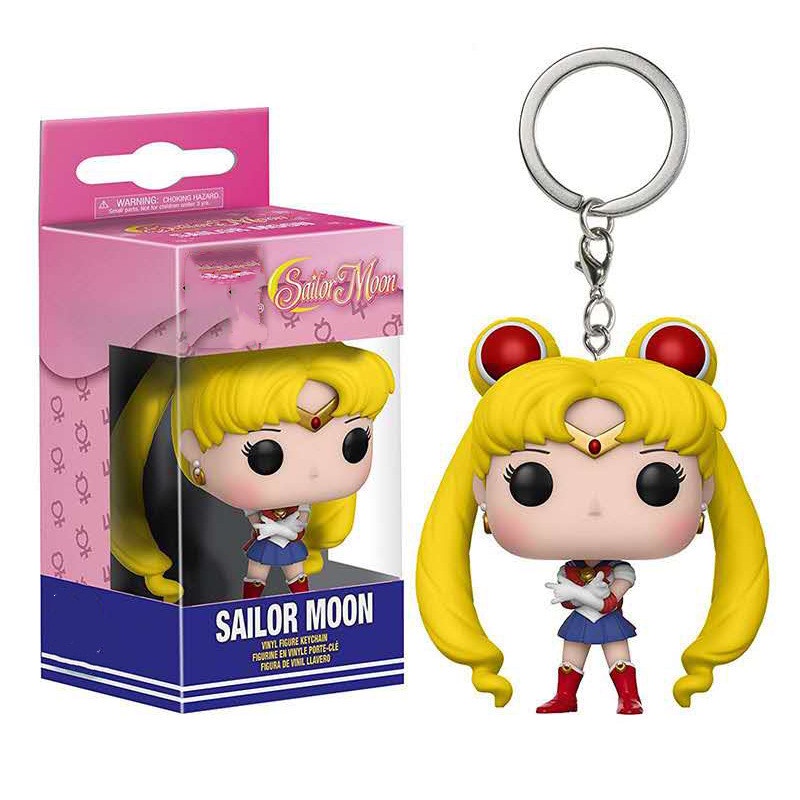 1pc Gantungan Kunci Funko POP Sailor Moon Bahan PVC Untuk Hadiah