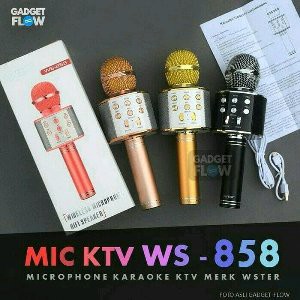 Mix Speaker bluetooth WS 858 Karaoke mix  Limited