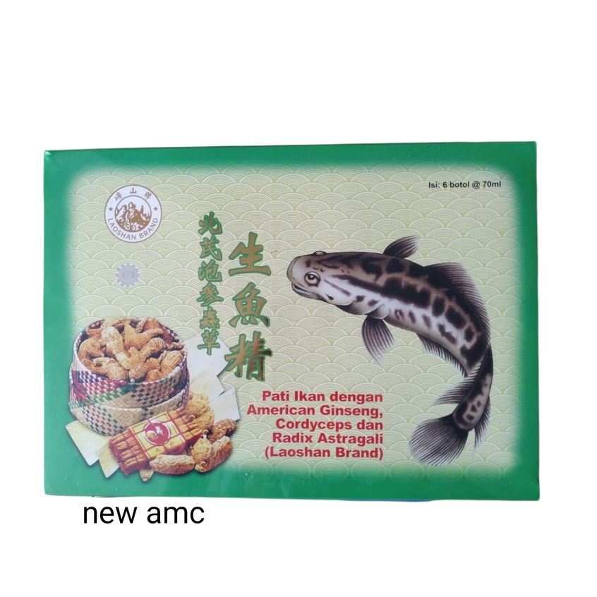 

Laoshan Laos Han Brand Saripati sari pati Ikan Gabus 6s