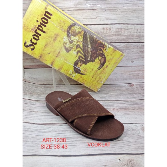 SANDAL KULIT ASLI PRIA SCORPION 1238