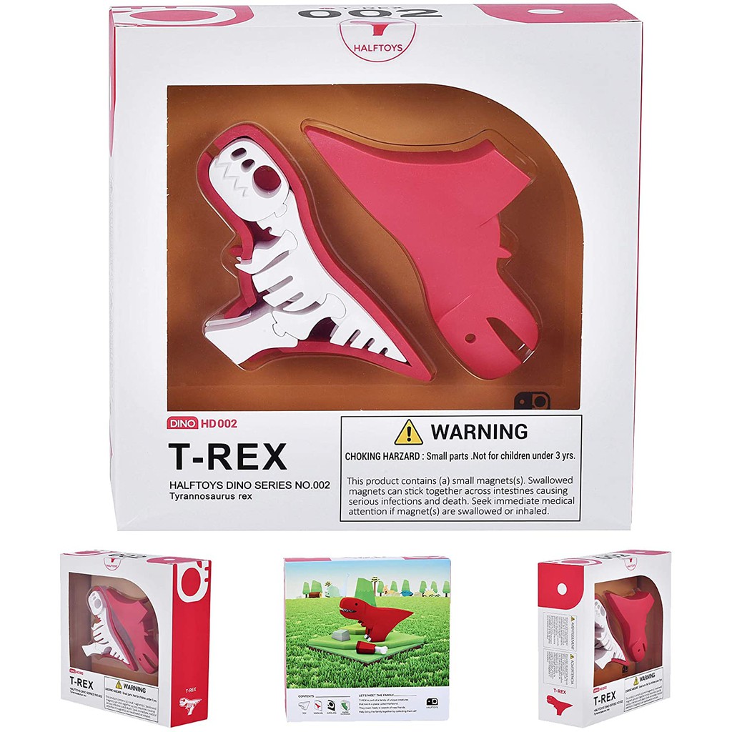 HALFTOYS T-REX HALF TOYS DINO TREX SERIES DIORAMA MAINAN KREATIF ANAK