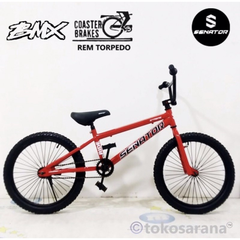 sepeda bmx 20 inch senator xtreme torpedo