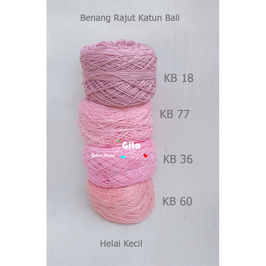 Benang Rajut Katun Bali Halus Helai Kecil