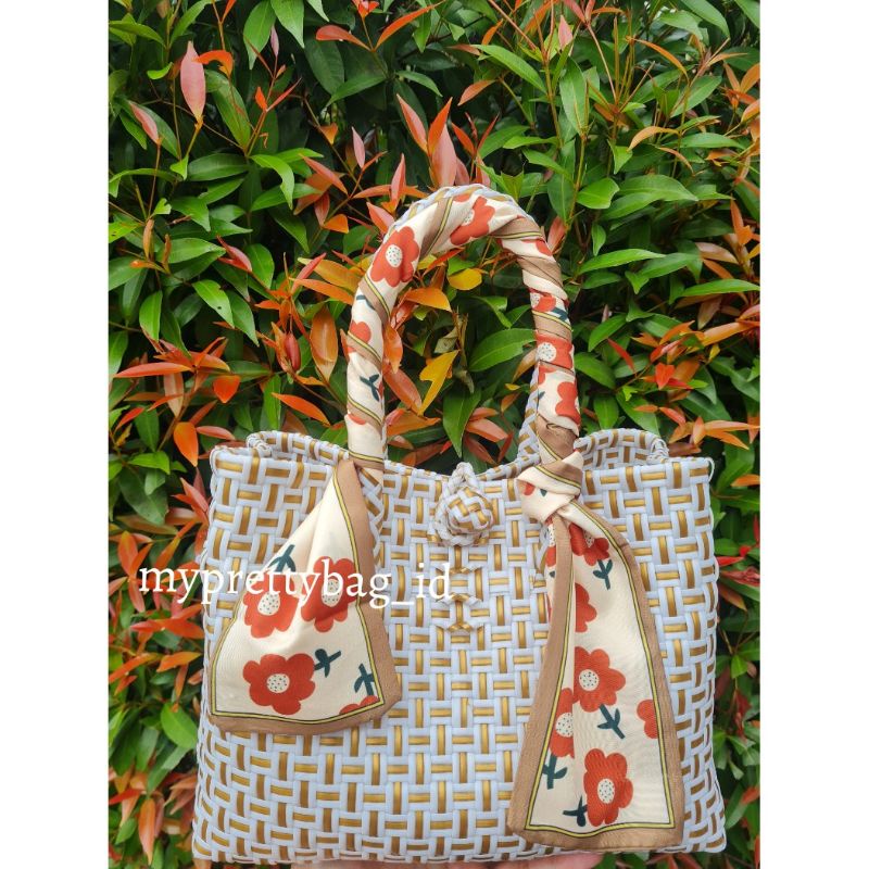 (TANPA ACCESORIES) Patty Bag Tas Jali Tas Jaly Tas anyaman plastik Termurah Tas kresek gemes