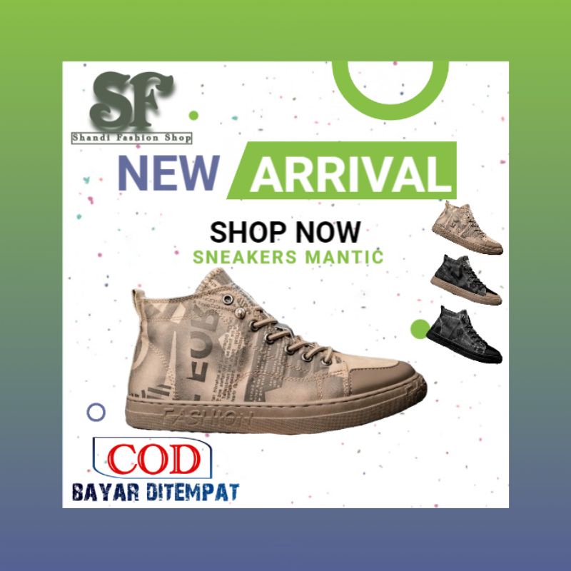 sepatu sneaker pria premium Kekinian Import