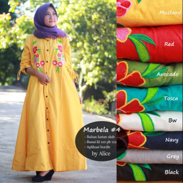 Baju long dress MARBELA 4