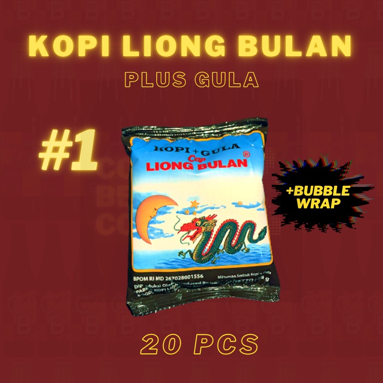 

Ay00! LIONG Kopi Liong PLUS GULA 20 Sachet Khas Bogor