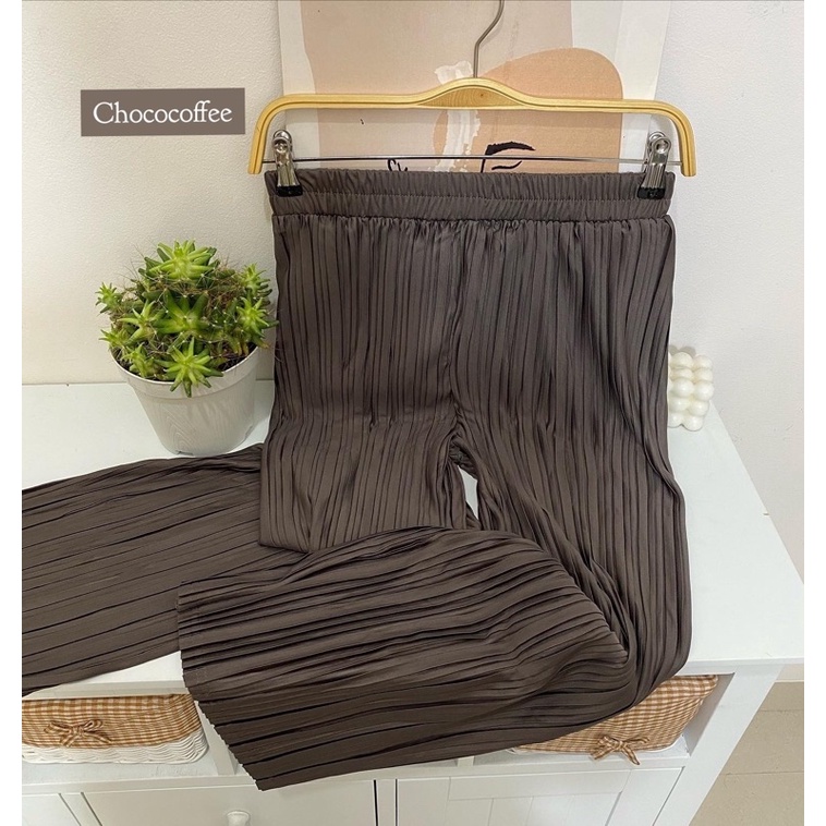 Zaskia 3D pleats pants / kulot plisket 3D