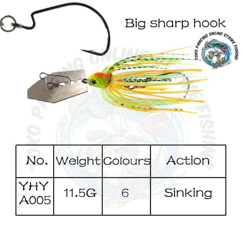 Umpan Pancing Spoon Swimbait Buzz Fishing Lure